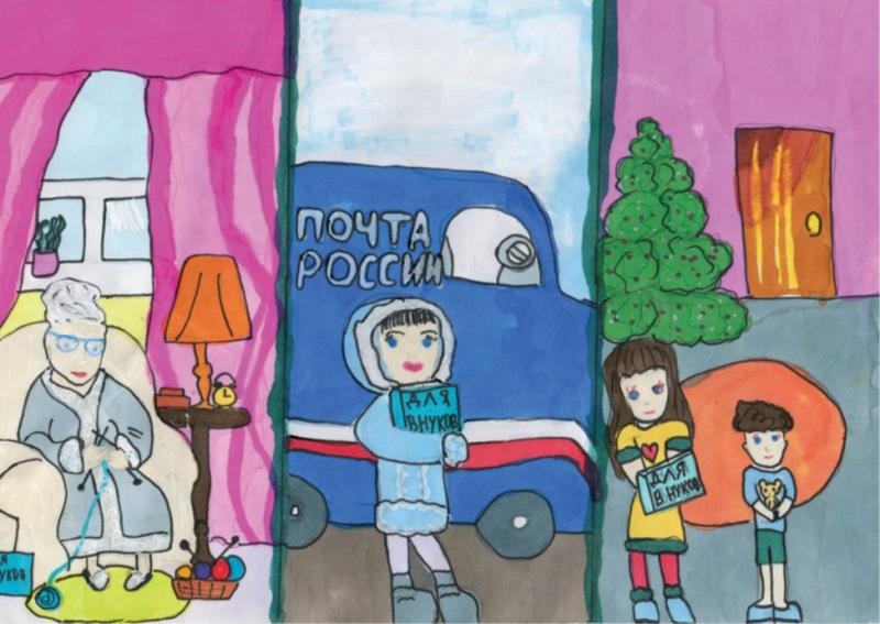 Благотворительные открытки с детскими рисунками ижевчане могут приобрести в отделениях Почты
