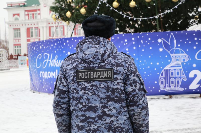 Росгвардейцы приняли участие в обеспечении безопасности новогодних торжеств в Мордовии