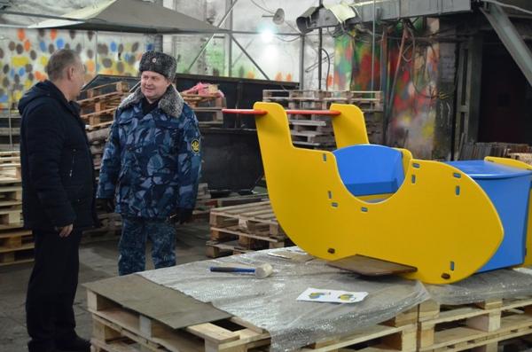 В ИК-6 УФСИН России по Курганской области изготовят спортивные площадки для благоустройства Кетовского округа
