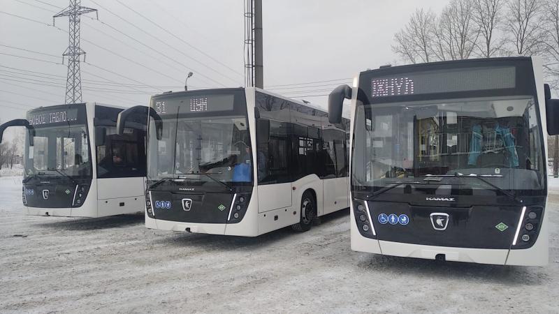 Газомоторные автобусы НЕФАЗ появились на балансе муниципального автопарка Братска