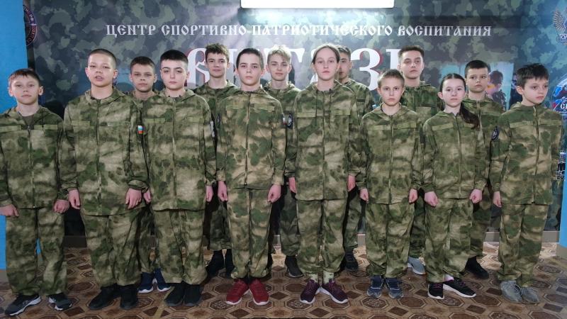 Воспитанники «Гвардейской смены» из Курска записали видеопослание для росгвардейцев - участников СВО