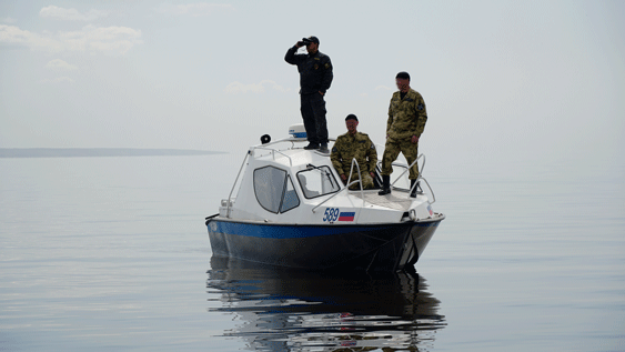 В Ульяновской области сотрудники ОМОН «Симбир» провели рейд в зоне рыболовства