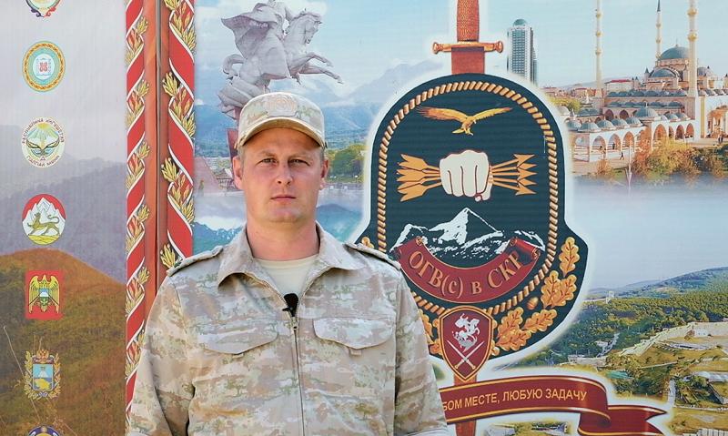 Патриотическое видео ко Дню России записали военнослужащие ОГВ(с) на Северном Кавказе