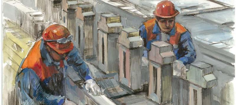 "Трест Коксохиммонтаж" привёз индустриальные картины в Балаково