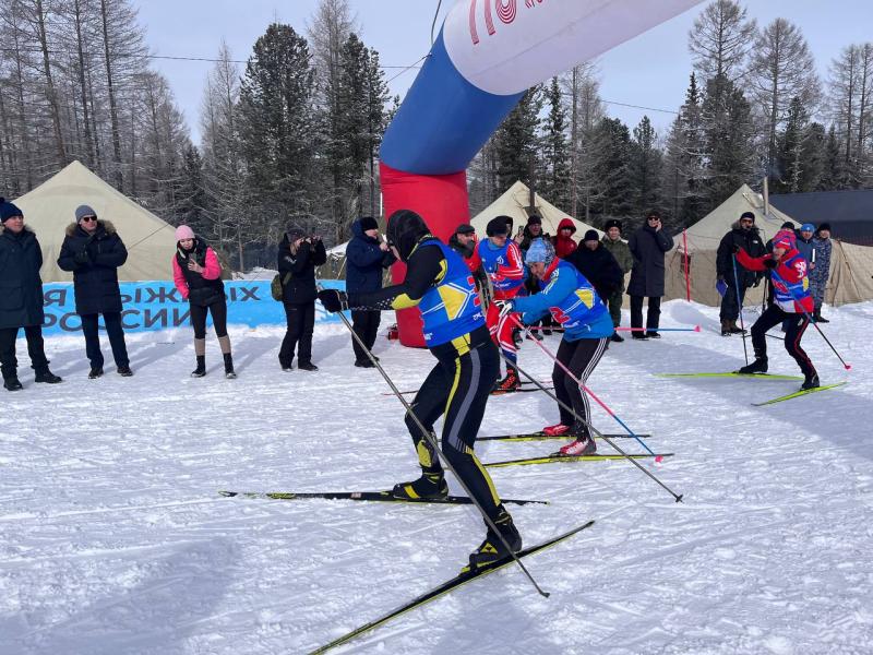Росгвардейцы Тувы – серебряный призер лыжных гонок Динамо