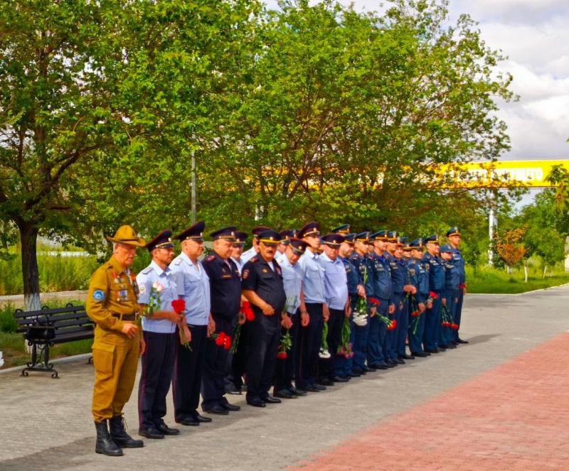 В День ветерана боевых действий сотрудники Росгвардии приняли участие в торжественном митинге