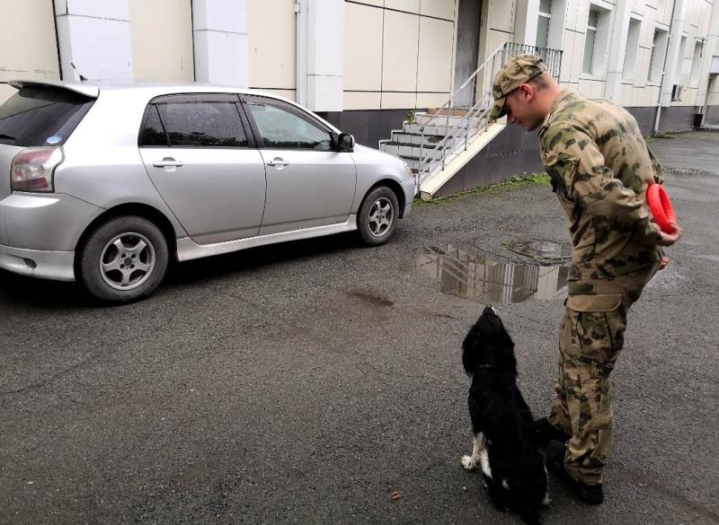 Юные кинологи Владивостока познакомились со службой в ОМОН «Восток»