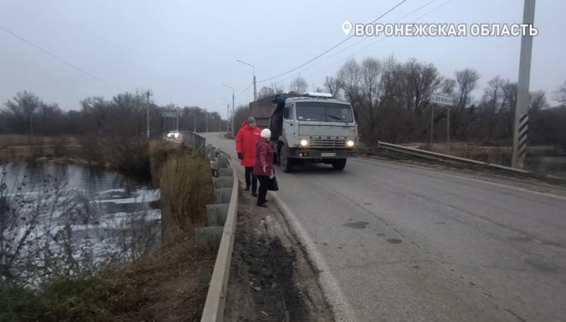 Не дождавшись обещанного властями тротуара, жители поселка Хохольский пожаловались на прямую линию президента