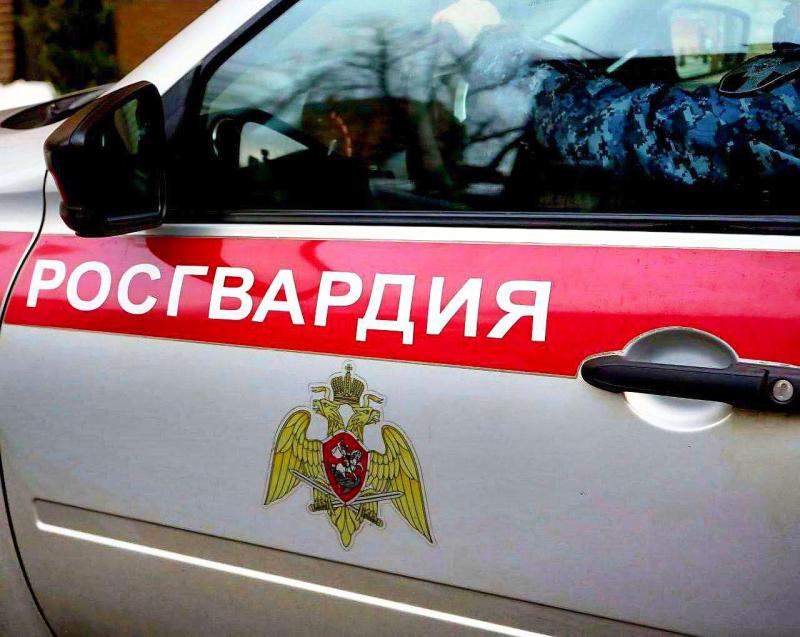 В Подмосковье сотрудники Росгвардии задержали мужчину, который украл у сотрудницы торгового объекта рюкзак