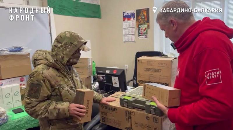 Народный фронт КБР обеспечивает 346-ю бригаду специализированным оборудованием для выполнения боевых задач