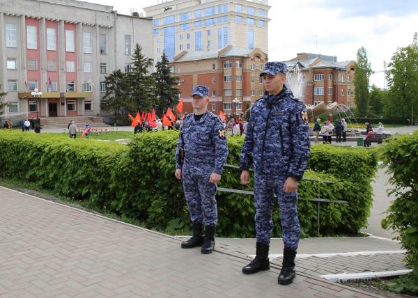В Мордовии при участии Росгвардии обеспечен правопорядок в День весны и труда
