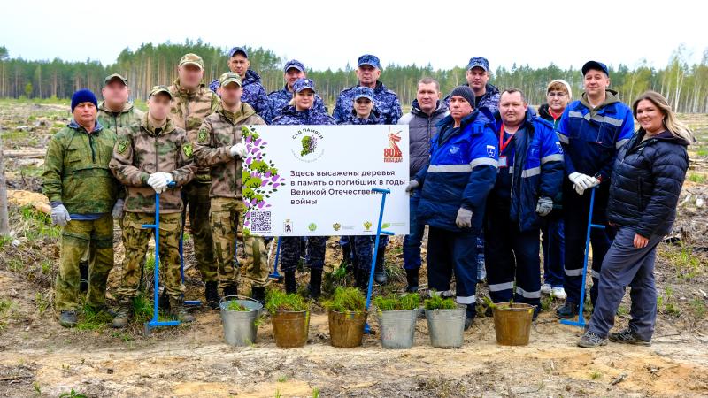 Росгвардейцы активно поддержали международную акцию «Сад памяти» в Йошкар-Оле