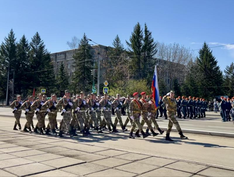 Войска Восточного округа войск национальной гвардии России отметили 80-ю годовщину Победы