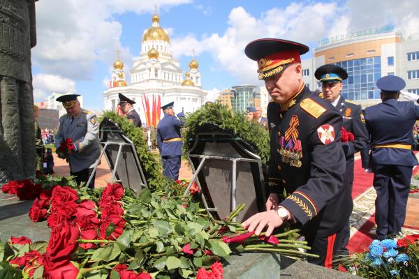 В Саранске личный состав Росгвардии принял участие в торжественном Параде в честь 80 – летия Великой Победы