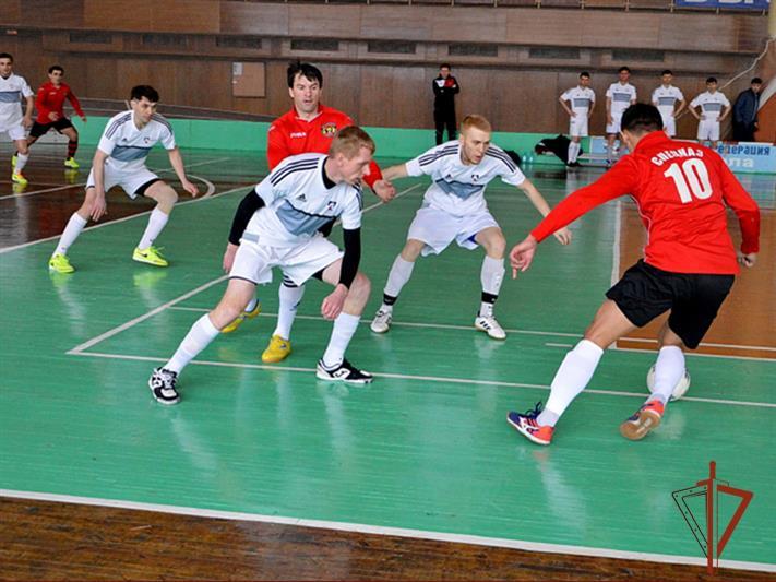 Команда СОБР Росгвардии заняла первое место на Чемпионате по мини-футболу в Иркутской области