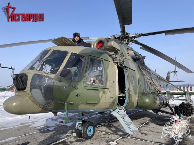 Авиации Росгвардии в Иркутске исполнилось 45 лет