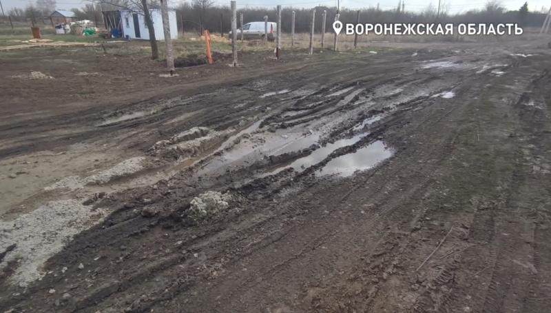 "Когда грязь, мы в ловушке". Жители села под Воронежем больше полувека не могут добиться дороги