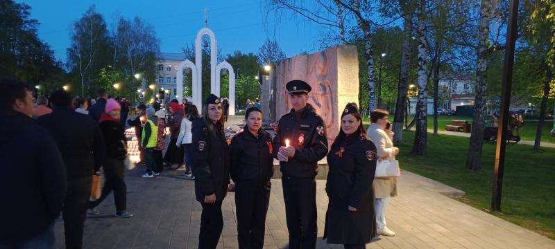 Ступинские Росгвардейцы приняли участие в акции «Свеча памяти»