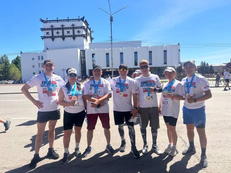 Представители Росгвардии стали триумфаторами массового ЗаБега в Туве