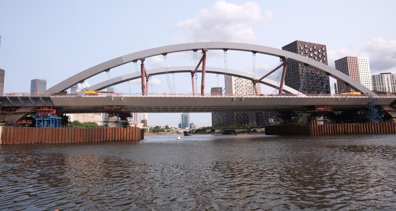 НПС начал гидроизоляцию пролетного строения моста имени Королева