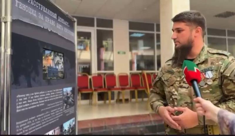 РОСГВАРДЕЙЦЫ ПРИНЯЛИ УЧАСТИЕ В ОТКРЫТИИ ВЫСТАВКИ «ЧУЖИЕ И СВОИ. ОБЛИЧЬЯ И ЛИЦА» В ГРОЗНОМ