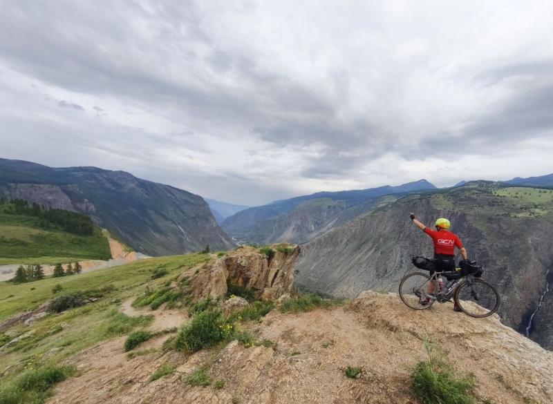 По «Золотому кольцу» Алтая многодневный велотур совершил сотрудник забайкальского Росреестра
