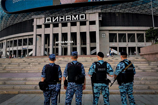 Росгвардия обеспечила безопасность матча РПЛ