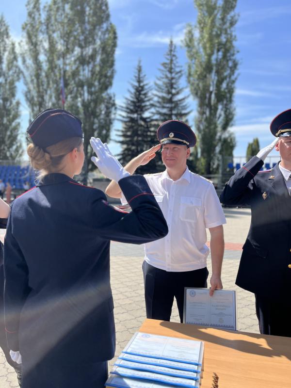 Руководство Юго-Восточного линейного управления МВД России на транспорте приняло участие в торжественном мероприятии в Воронежском институте МВД России