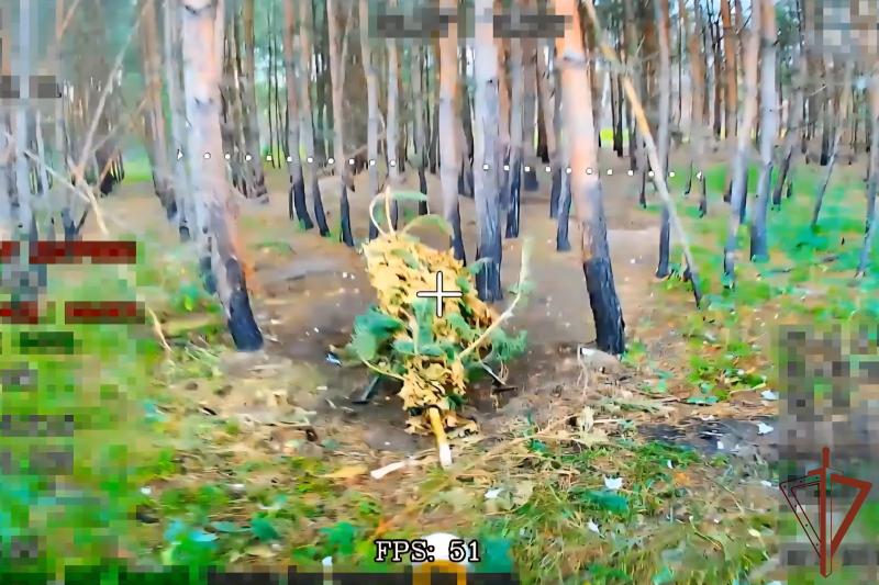 Бойцы «стальной» бригады Росгвардии уничтожили минометный расчет ВСУ в Харьковской области