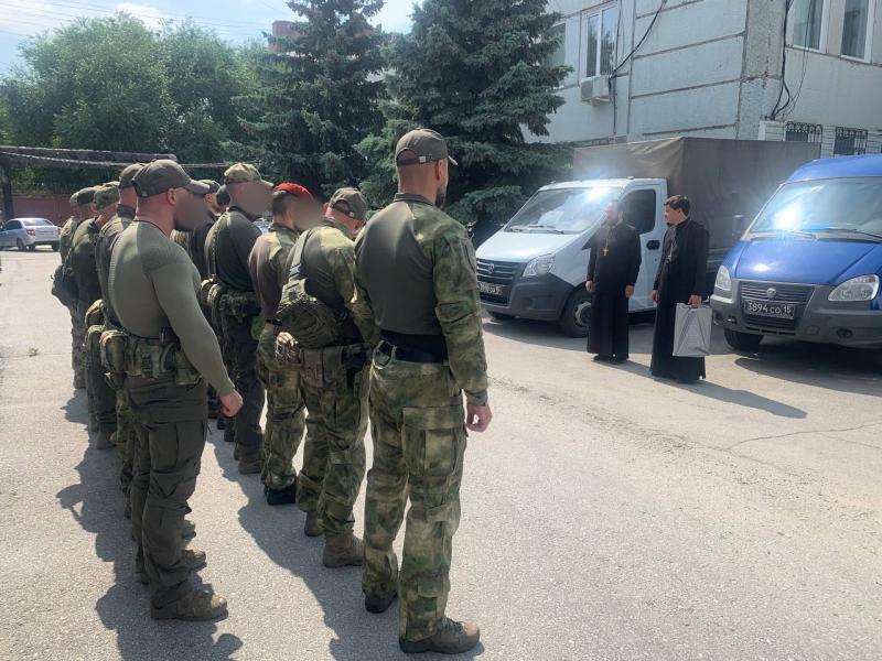 Священнослужитель провел духовную беседу с личным составом СОБР «Аркаим» Управления Росгвардии по Челябинской области