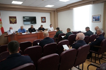 В Управлении Росгвардии по Ульяновской области состоялось заседание оперативного штаба к Единому дню голосований