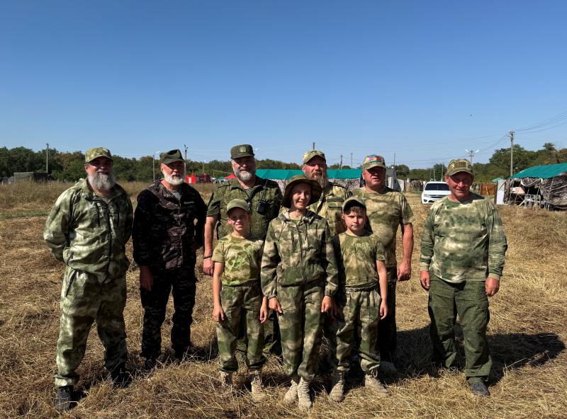 Кубанский казачий центр «Баско» на военно-полевом сборе Лабинского казачьего отдела ККВ, 2025г.