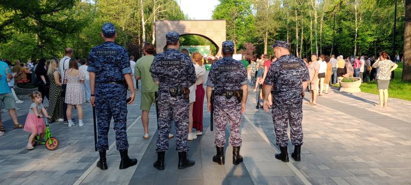 Ступинские Росгвардейцы обеспечивали охрану общественного порядка на День ВДВ.