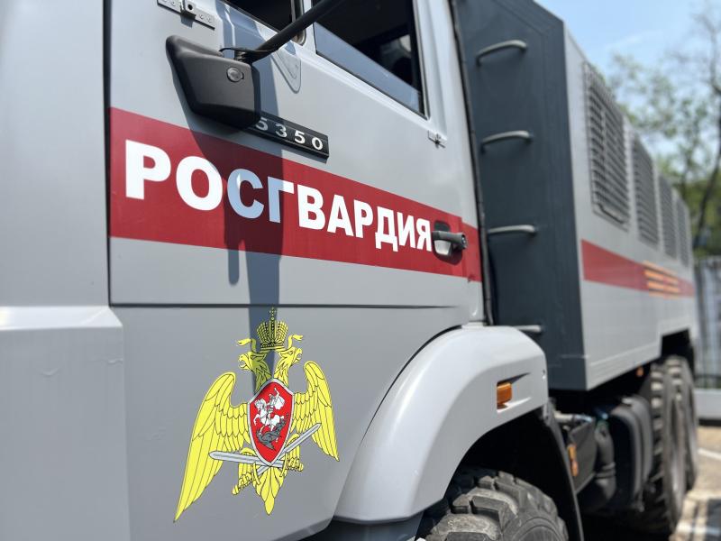 Сотрудниками Росгвардии совместно с полицией задержан гражданин, объявленный в федеральный розыск