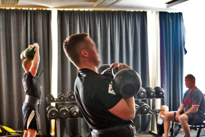 В Главном управлении Росгвардии по Московской области состоялся чемпионат по гиревому спорту