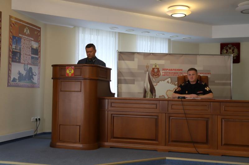 В столице Югры Росгвардия провела заседание Оперативного штаба по обеспечению безопасности граждан в период Дня знаний и Единого дня голосования