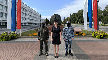 Ульяновские росгвардейцы подготовили видеоролик о главном символе страны – государственном флаге