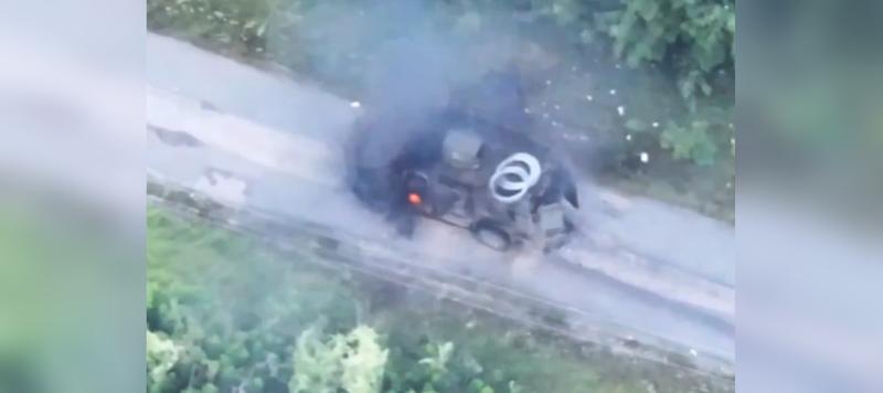 Спецназ Росгвардии уничтожил бронемашину ВСУ у границы России