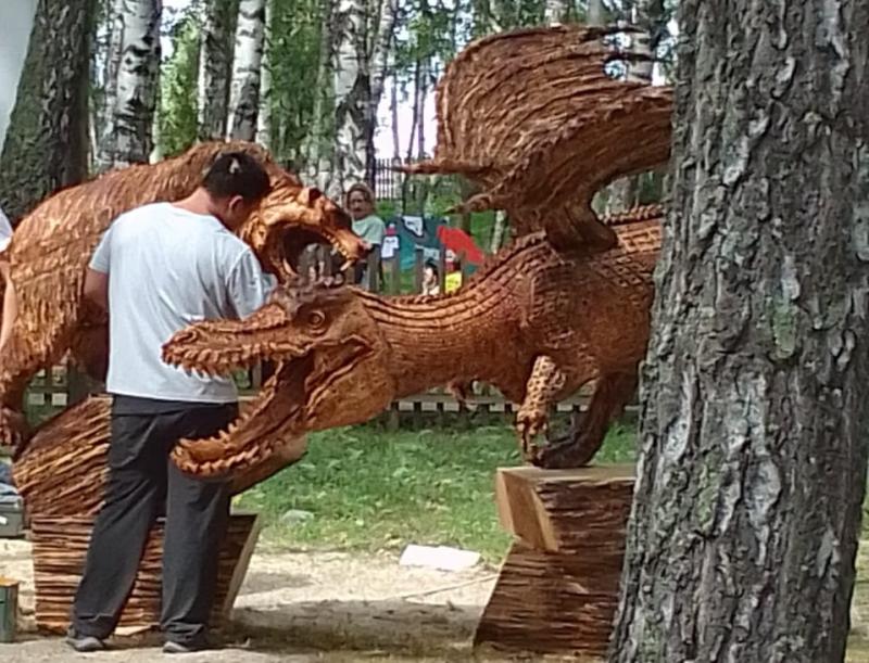 В Томской области работники ведомственной охраны Минтранса России посетили международный фестиваль «Праздник топора»