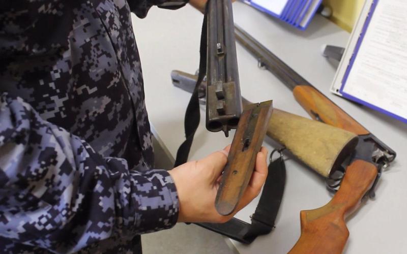 В Мордовии росгвардейцы за прошедшую неделю изъяли 11 единиц оружия