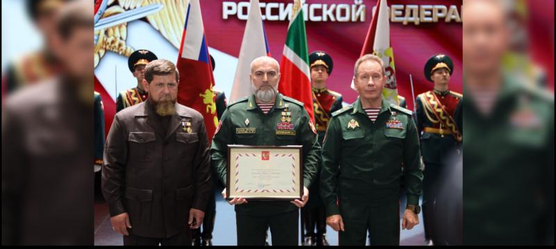 Герой России генерал армии Виктор Золотов вручил государственные награды росгвардейцам-участникам СВО в Чеченской Республике