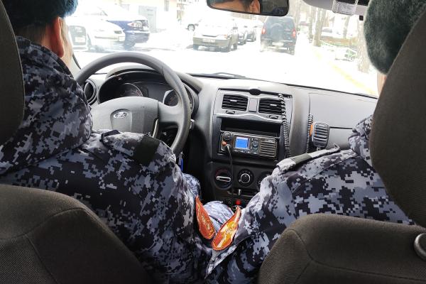 В Саранске росгвардейцы пресекли нарушение общественного порядка в в сетевом магазине